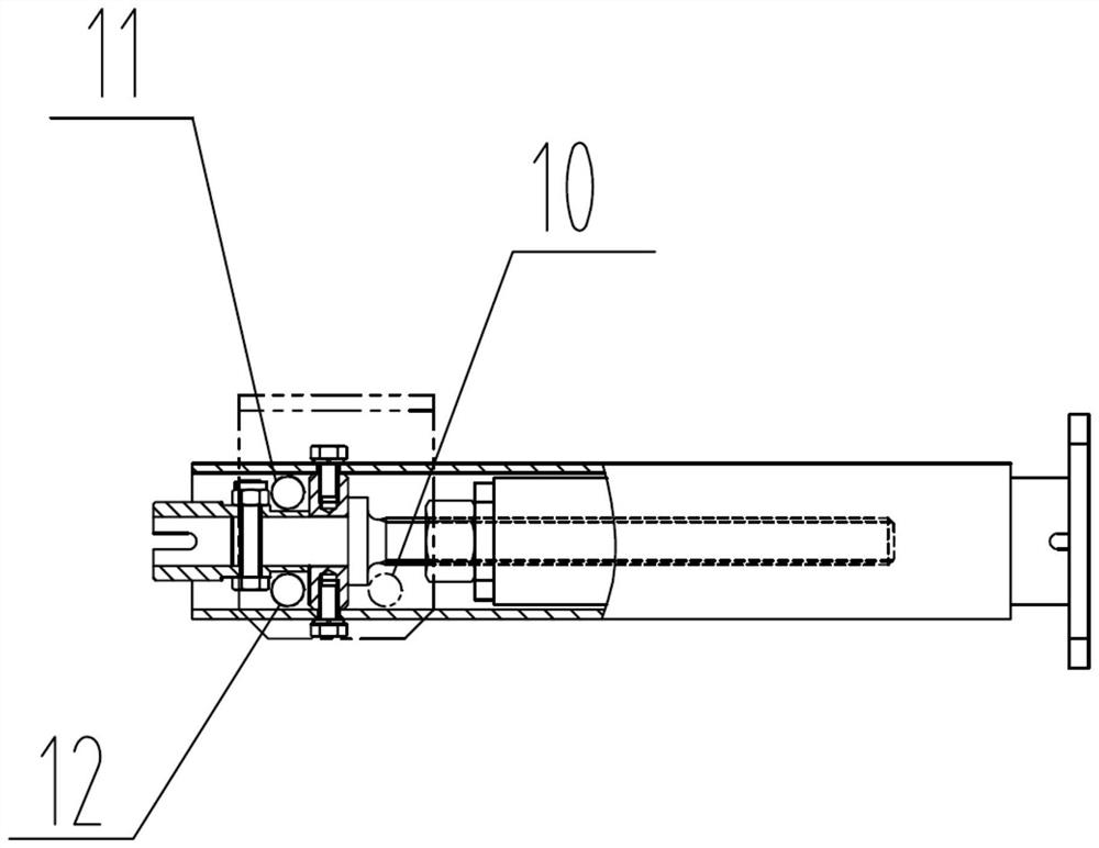 Trailer supporting leg mechanism