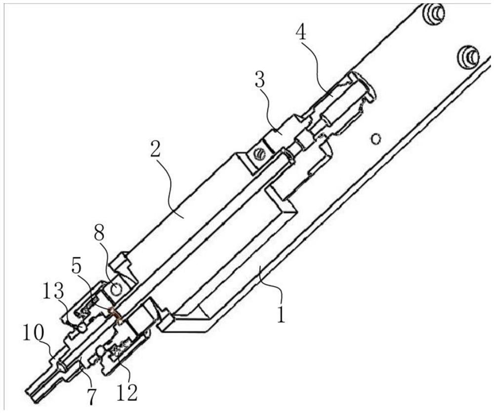 Quick-change sealed vacuum suction head structure design