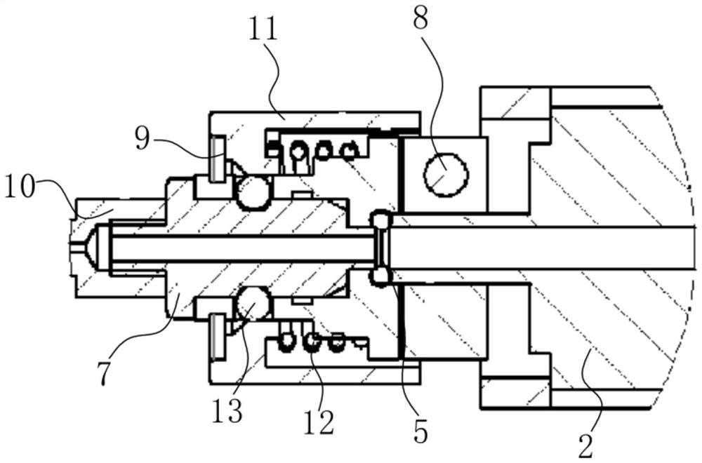 Quick-change sealed vacuum suction head structure design