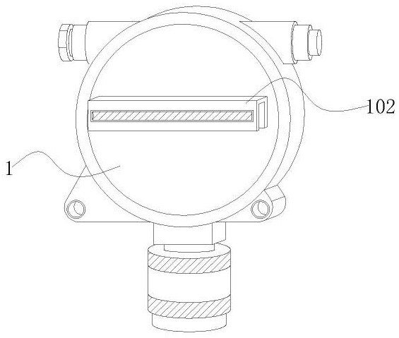 Fixed combustible gas detection alarm