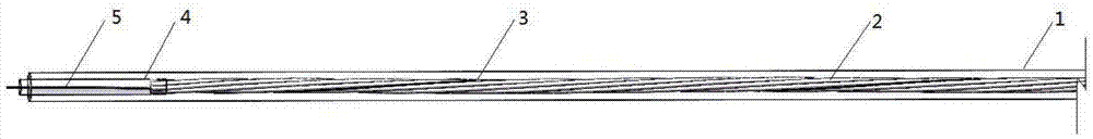 Wide-range FRP (fiber reinforced plastic) embedded steel wire composite optical fiber smart rebar and preparation method thereof