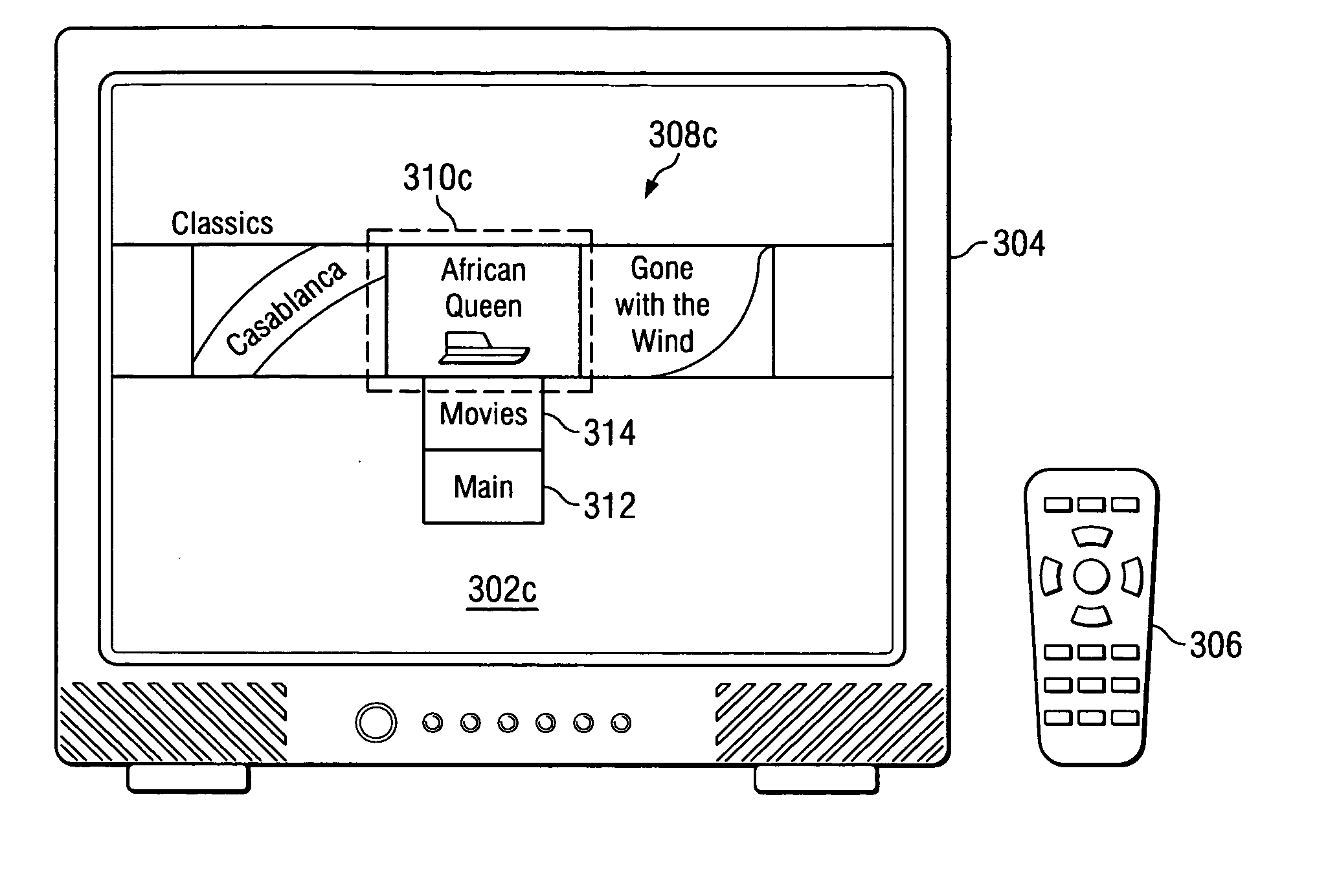 Method and apparatus for displaying layered user interface