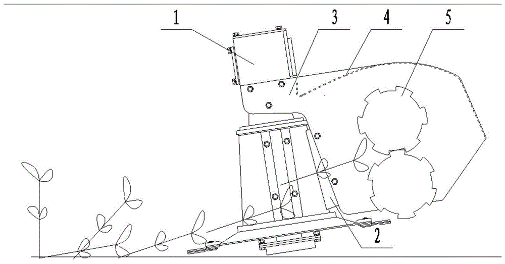 Method and device for mowing and feeding a double-disc rotary lawn mower