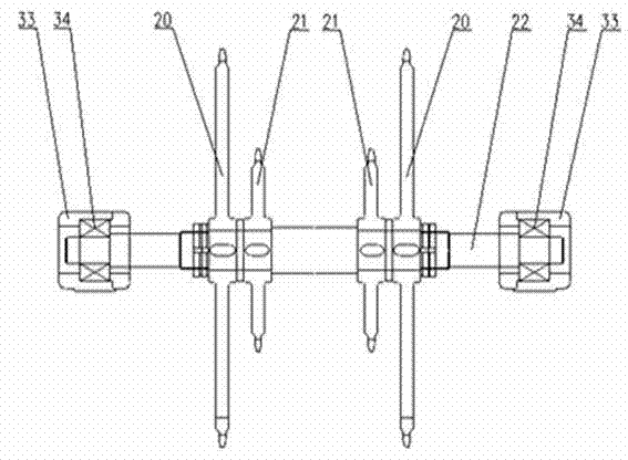 Enveloping-reversion type fruit transfer device and method