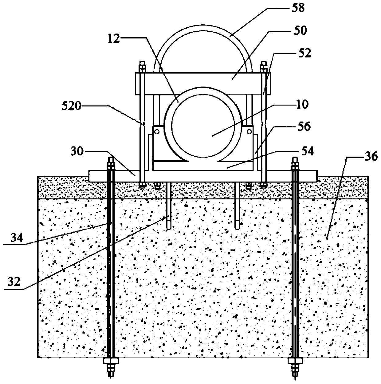 Drum-shaped filter screen support structure in nuclear power plant