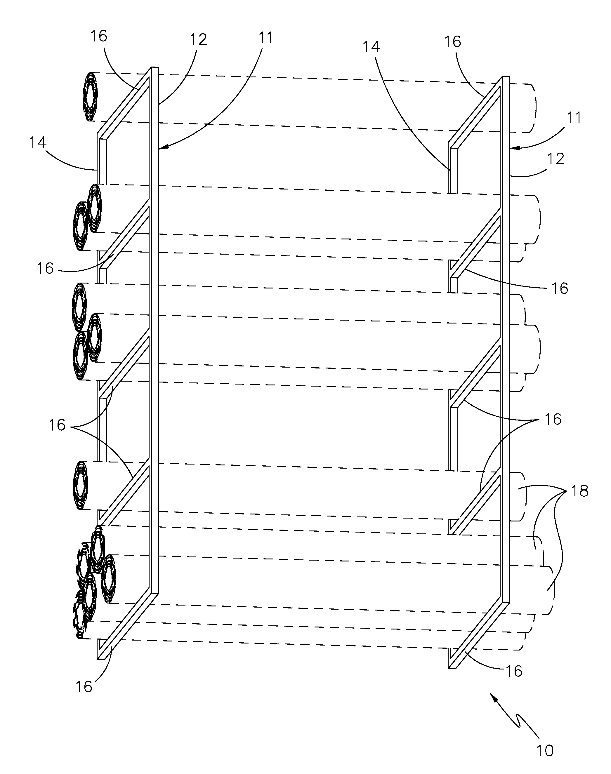 Angled Rolled Plan Rack