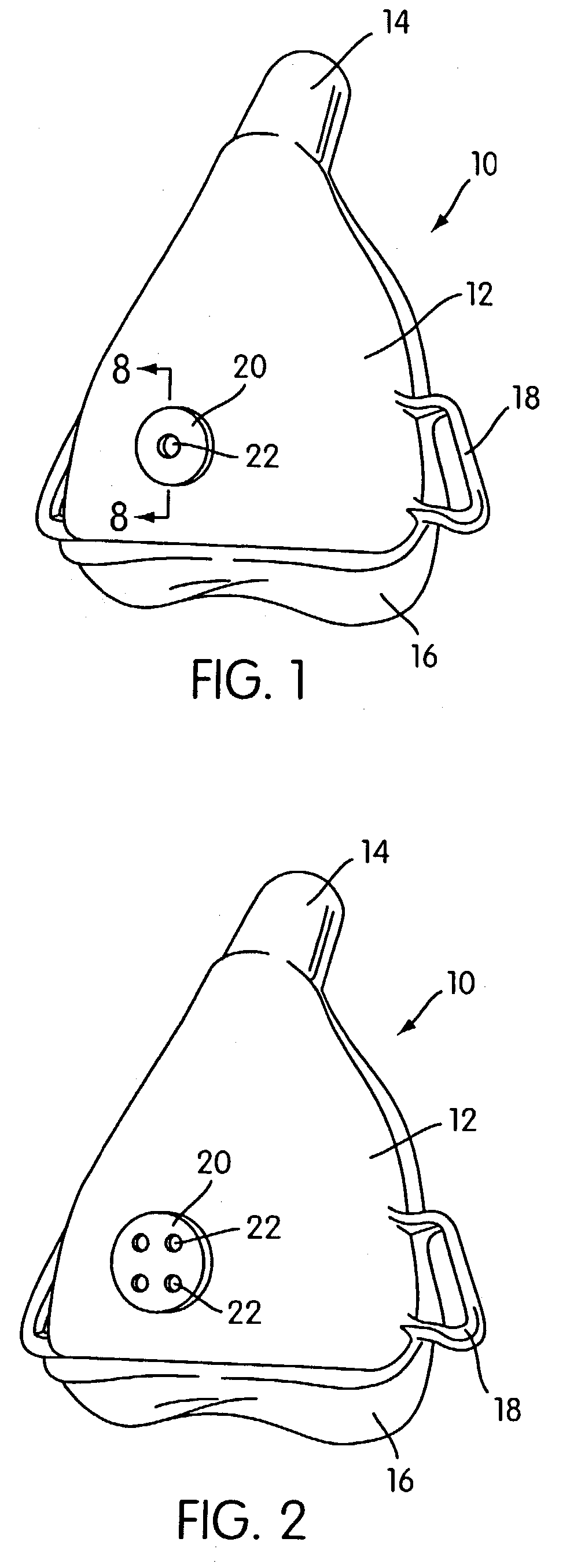 Mask and vent assembly therefor