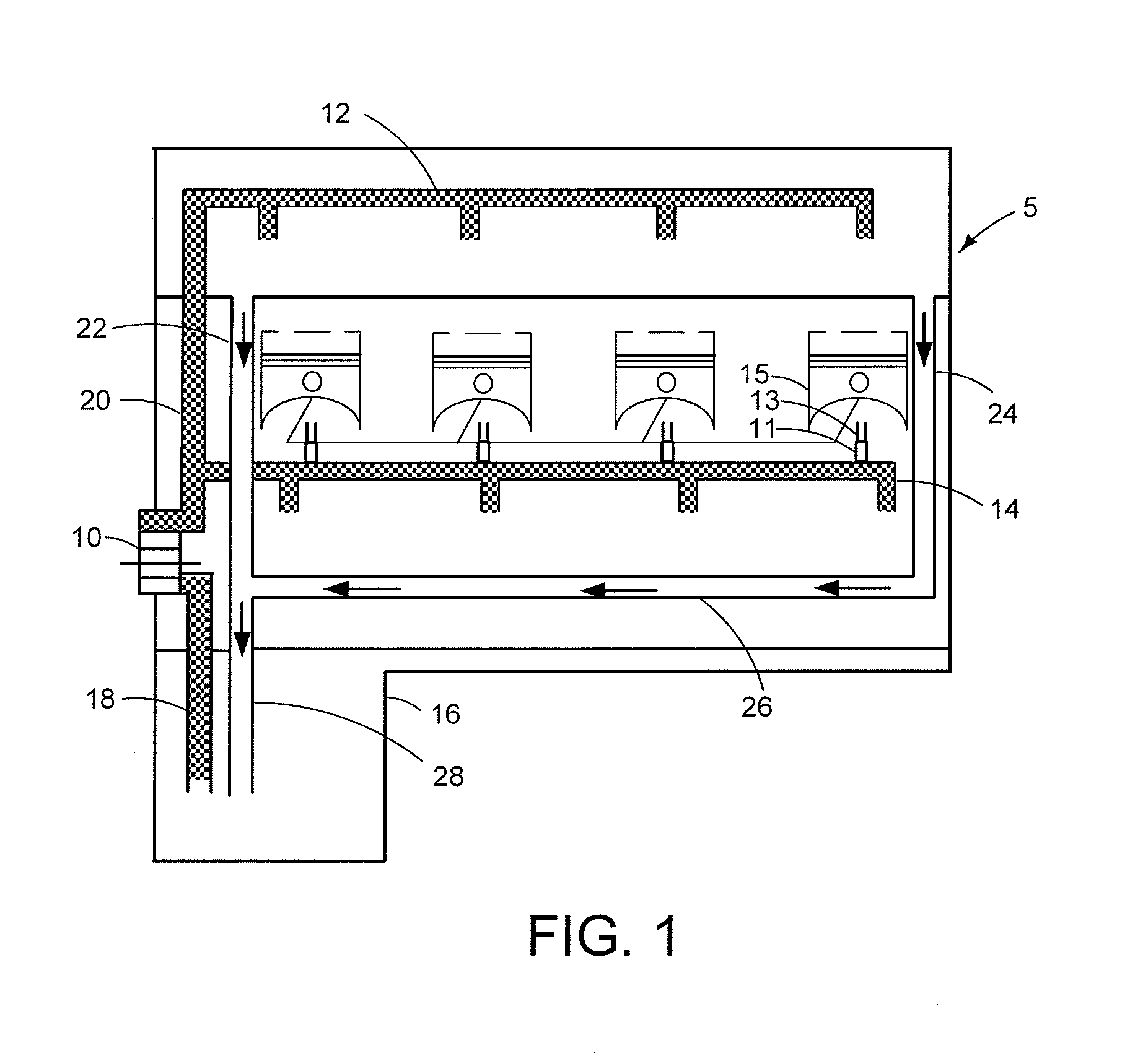 Oil supply system for an engine