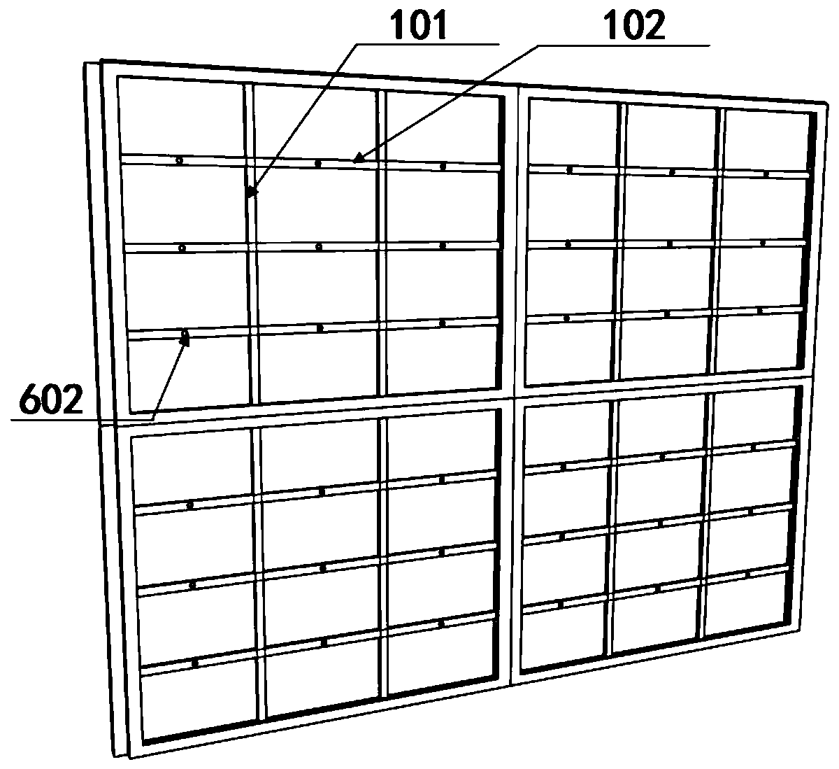 Ultra-high-performance concrete combined permanent template and application thereof