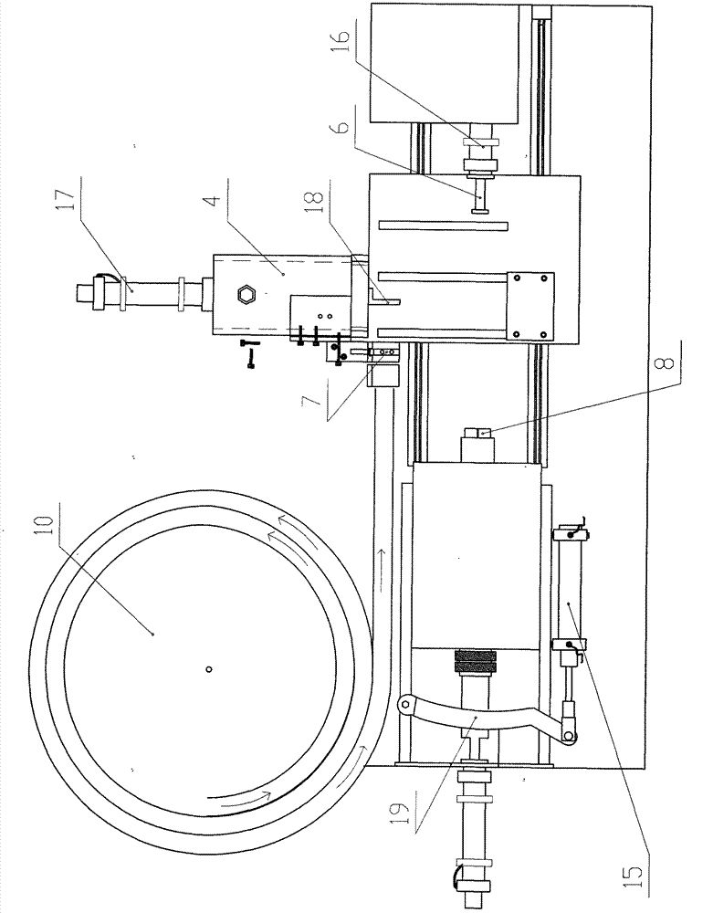 Valve rod automatic machining machine