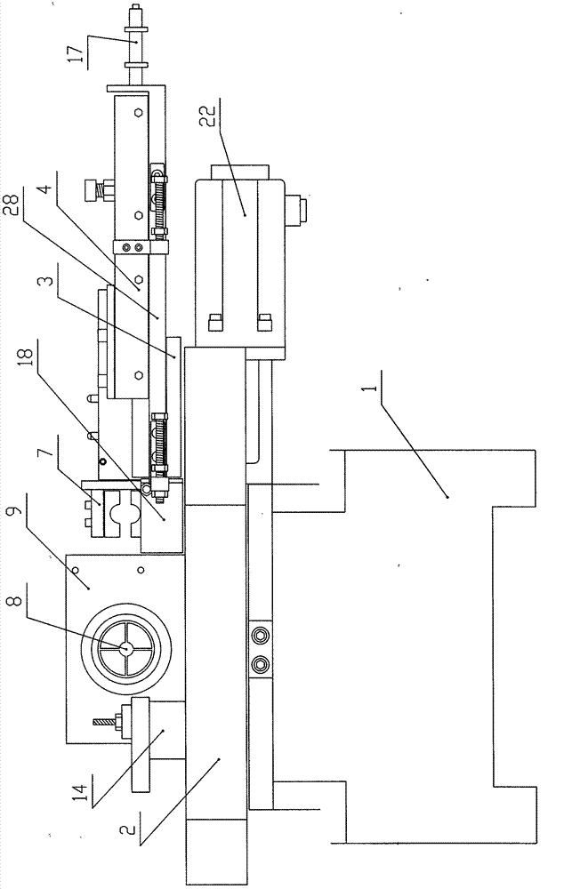 Valve rod automatic machining machine