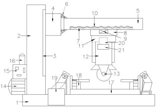 Special cutting device for tempered glass