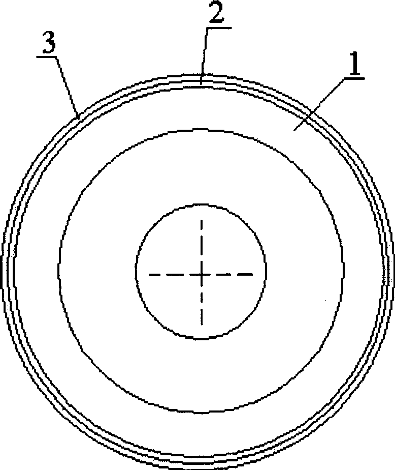 Conical tube type positive electrode support solid oxide fuel cell monomer and battery set