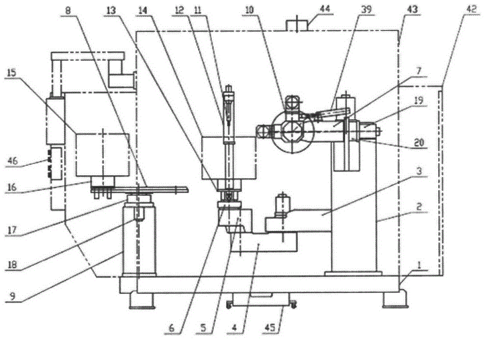 Numerical control polishing machine