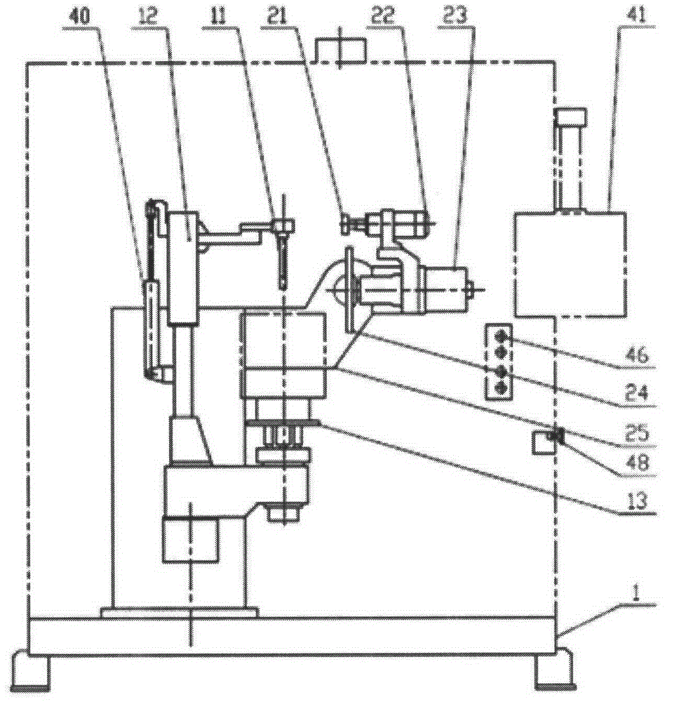 Numerical control polishing machine