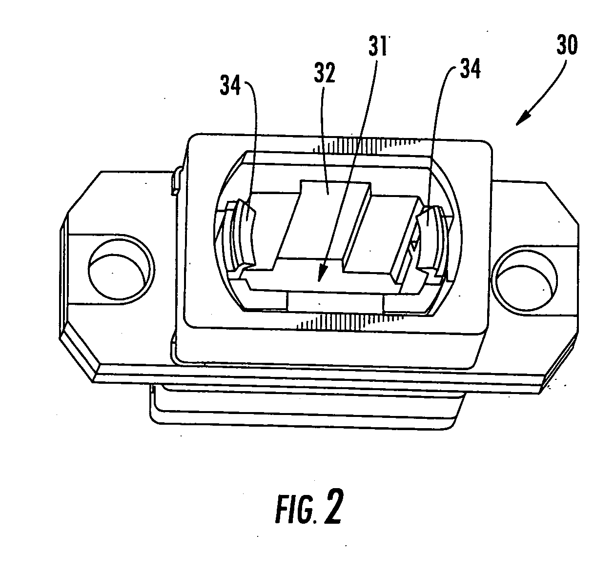 Optical fiber array connectivity system utilizing angle polished ferrules and aligned-key adapters and cable for same