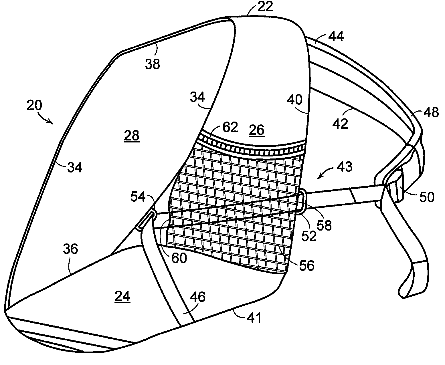 Compression system for backpack