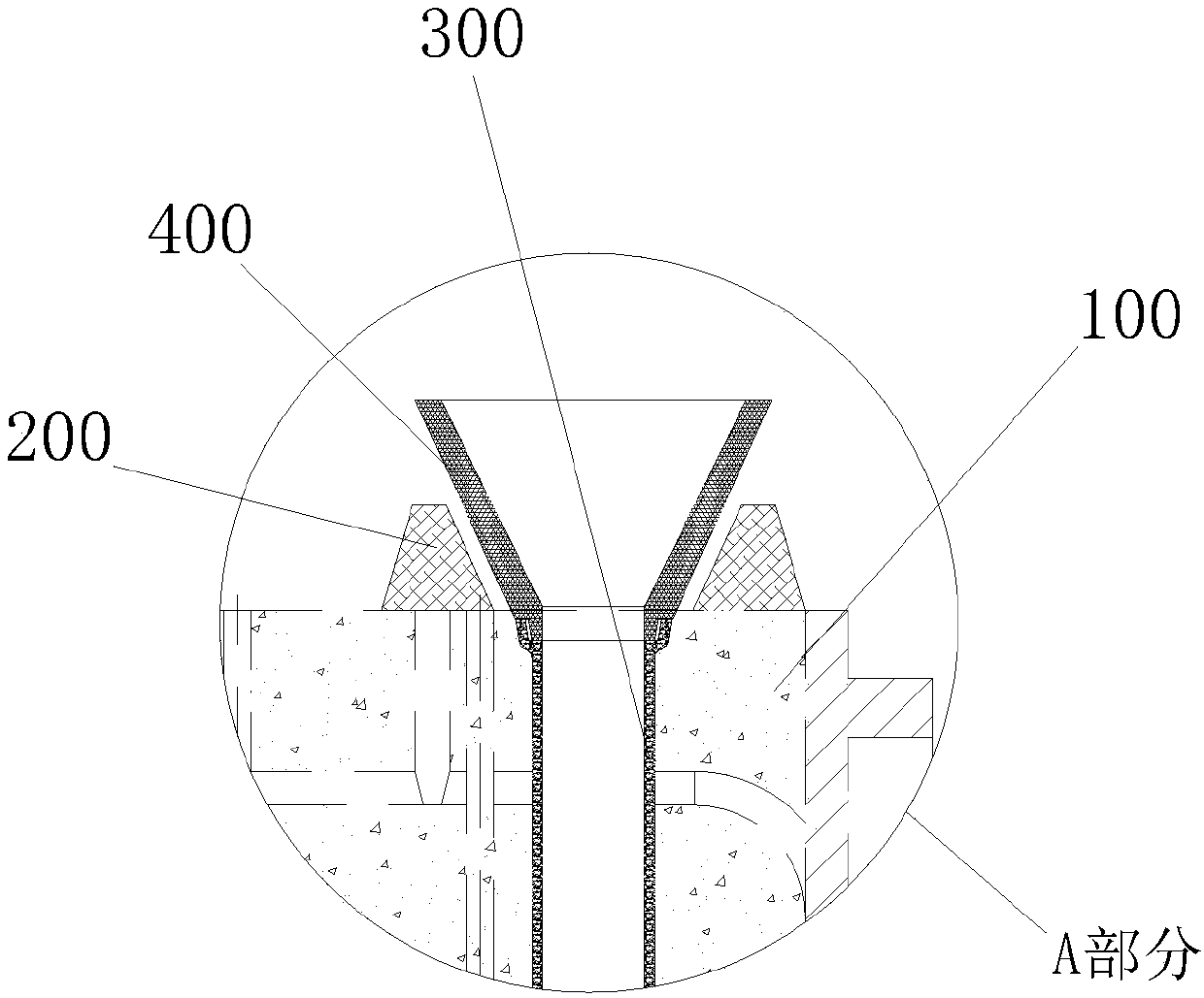 Pre-embedded sprue system