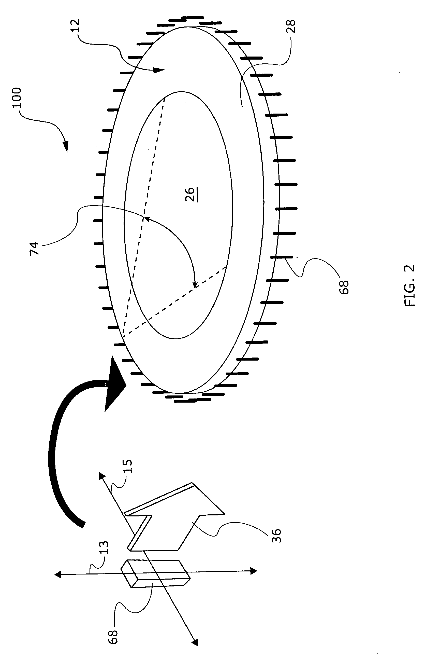 Diode-pumped solid state disk laser and method for producing uniform laser gain