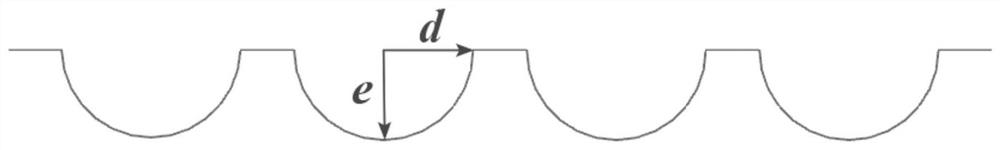 Low-Reynolds-number lower wing with oblique grooves