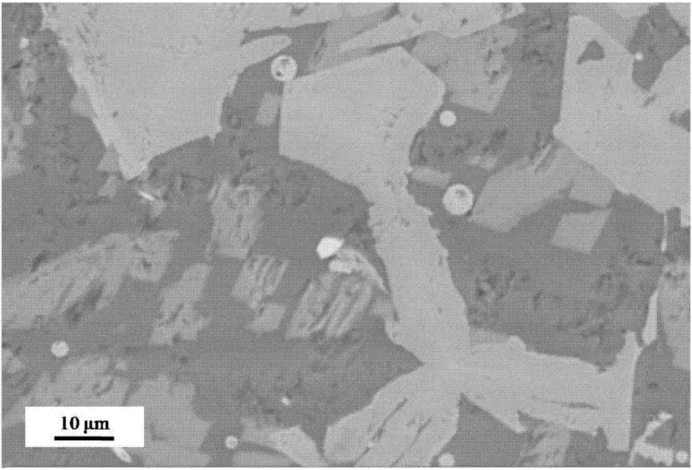 Method for enriching niobium from titanium-containing ferrocolumbium concentrate through dressing-metallurgy combination