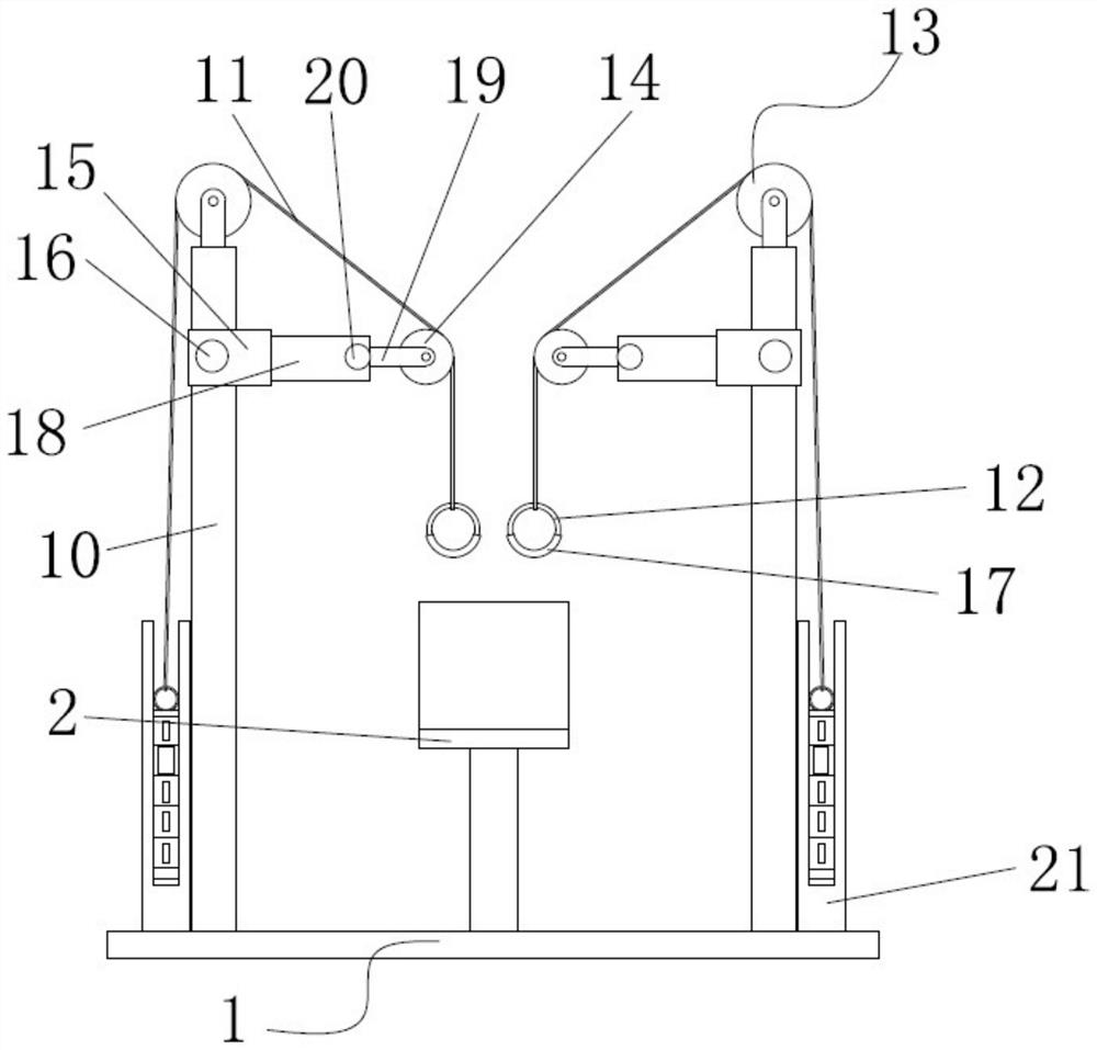 Four-limb training device for physical education