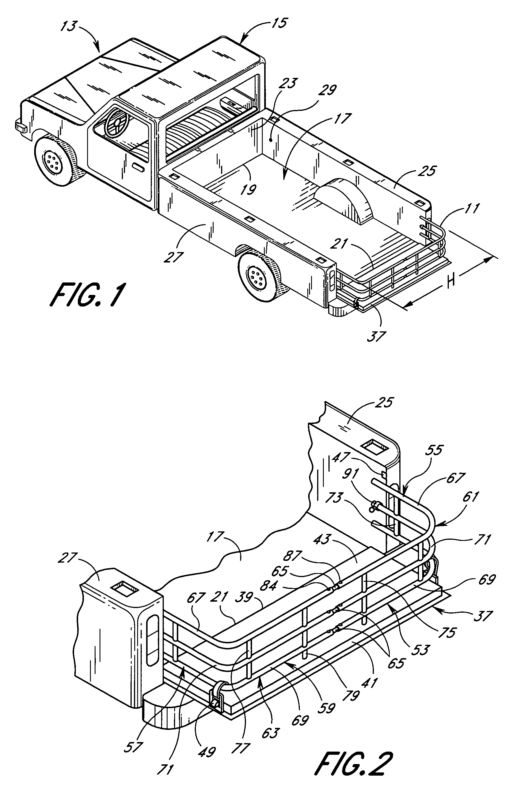 Vehicle cargo bed extender