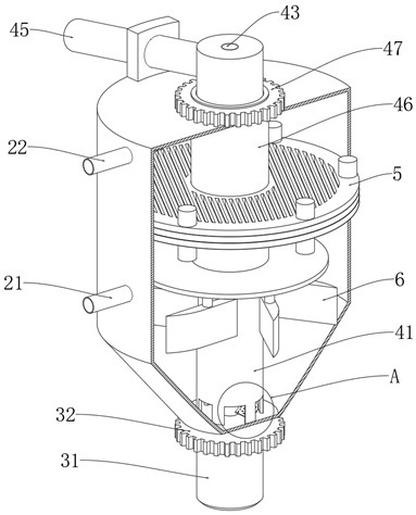 A variable filter element sewage preliminary treatment equipment