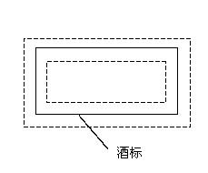 Method for die cutting of wine labels on embossed aluminum-coated paper