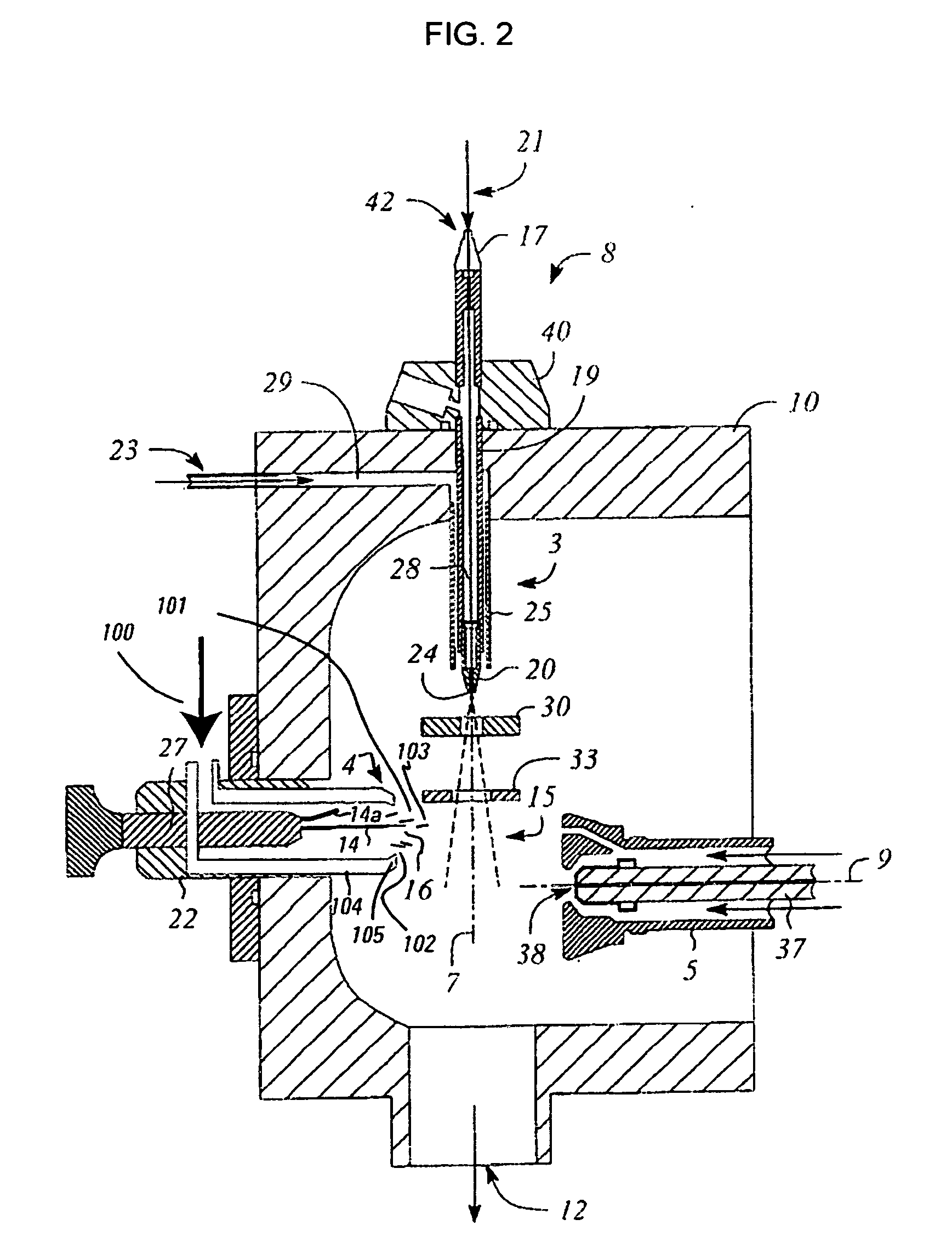 Multimode ion source with improved ionization