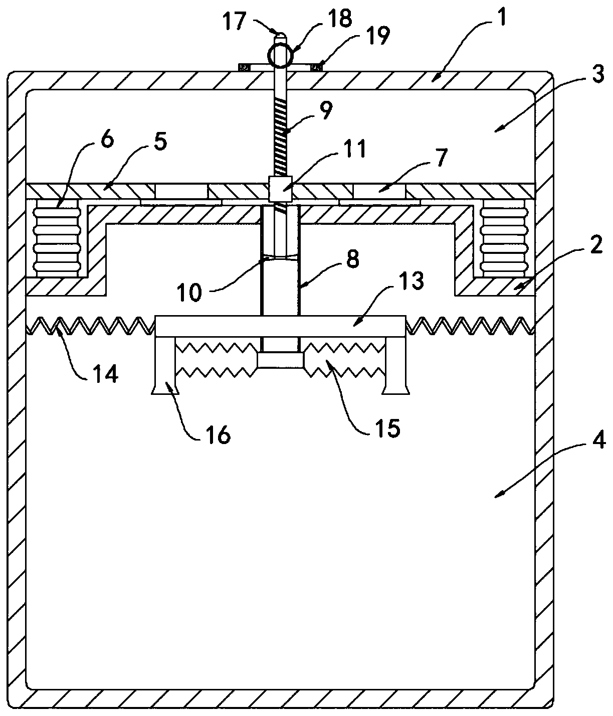 Outdoor power distribution cabinet with rapid self-extinguishing function