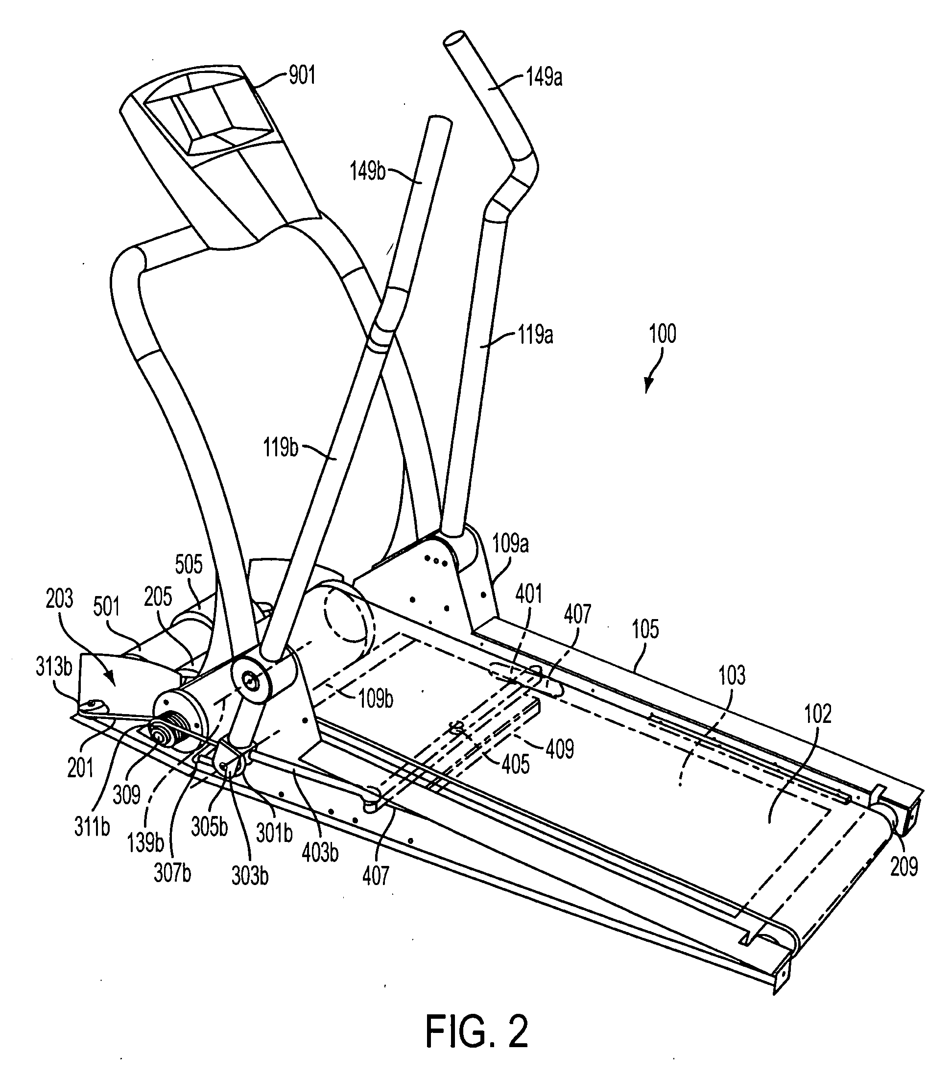 Power assisted arm driven treadmill