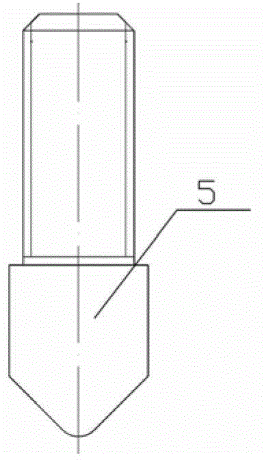 Titanium alloy stress relaxation test device and method based on V-type hot bending