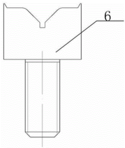 Titanium alloy stress relaxation test device and method based on V-type hot bending