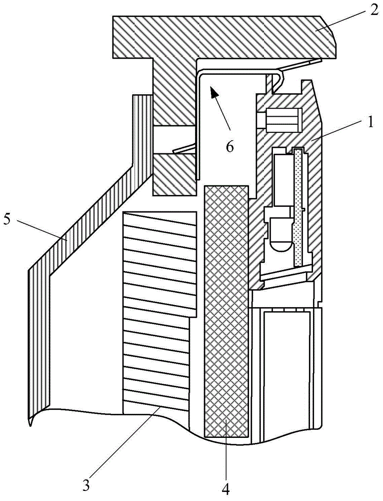 A detachable touch frame structure and display device