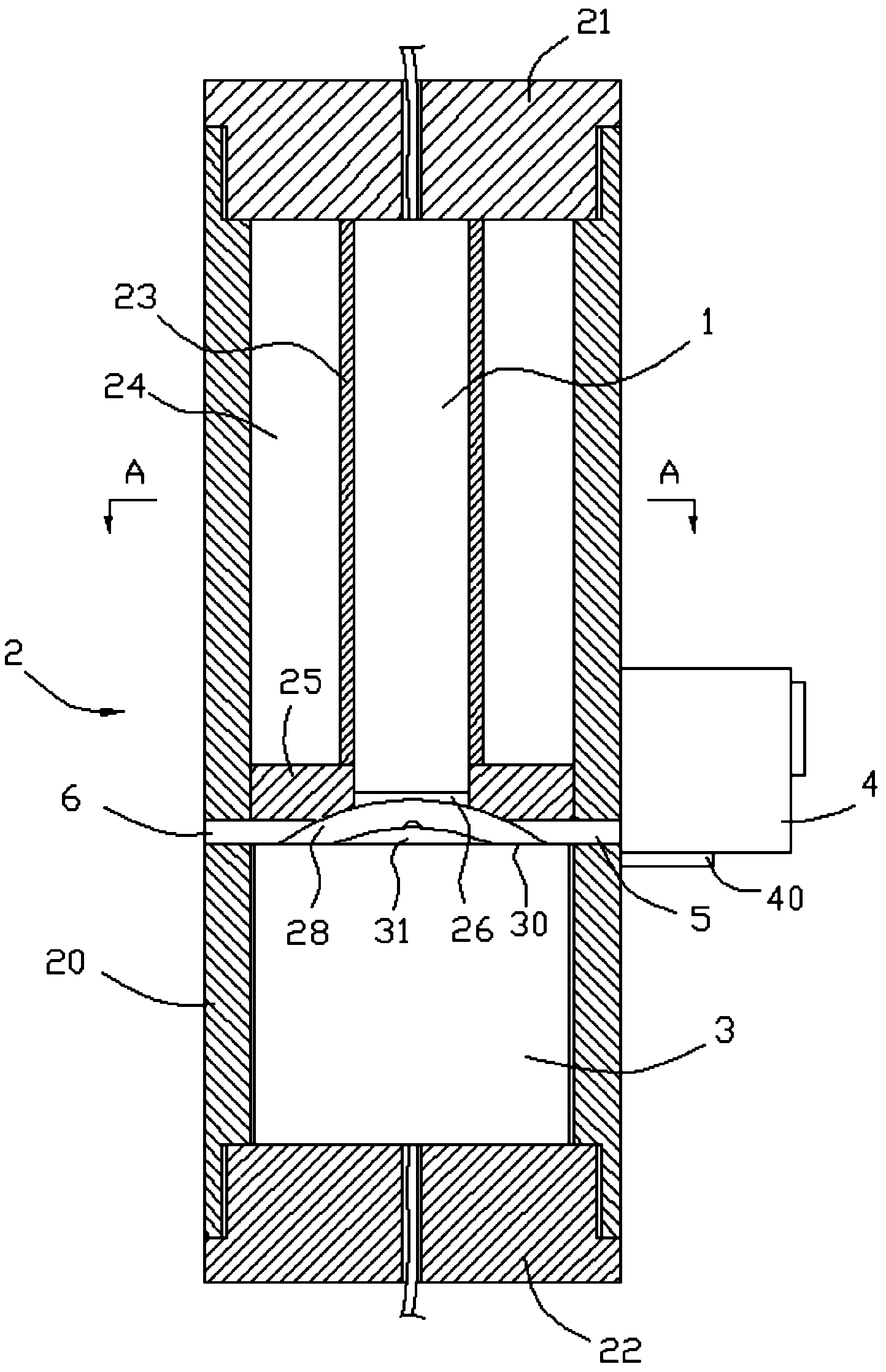 Improved measuring device for oxygen content in water