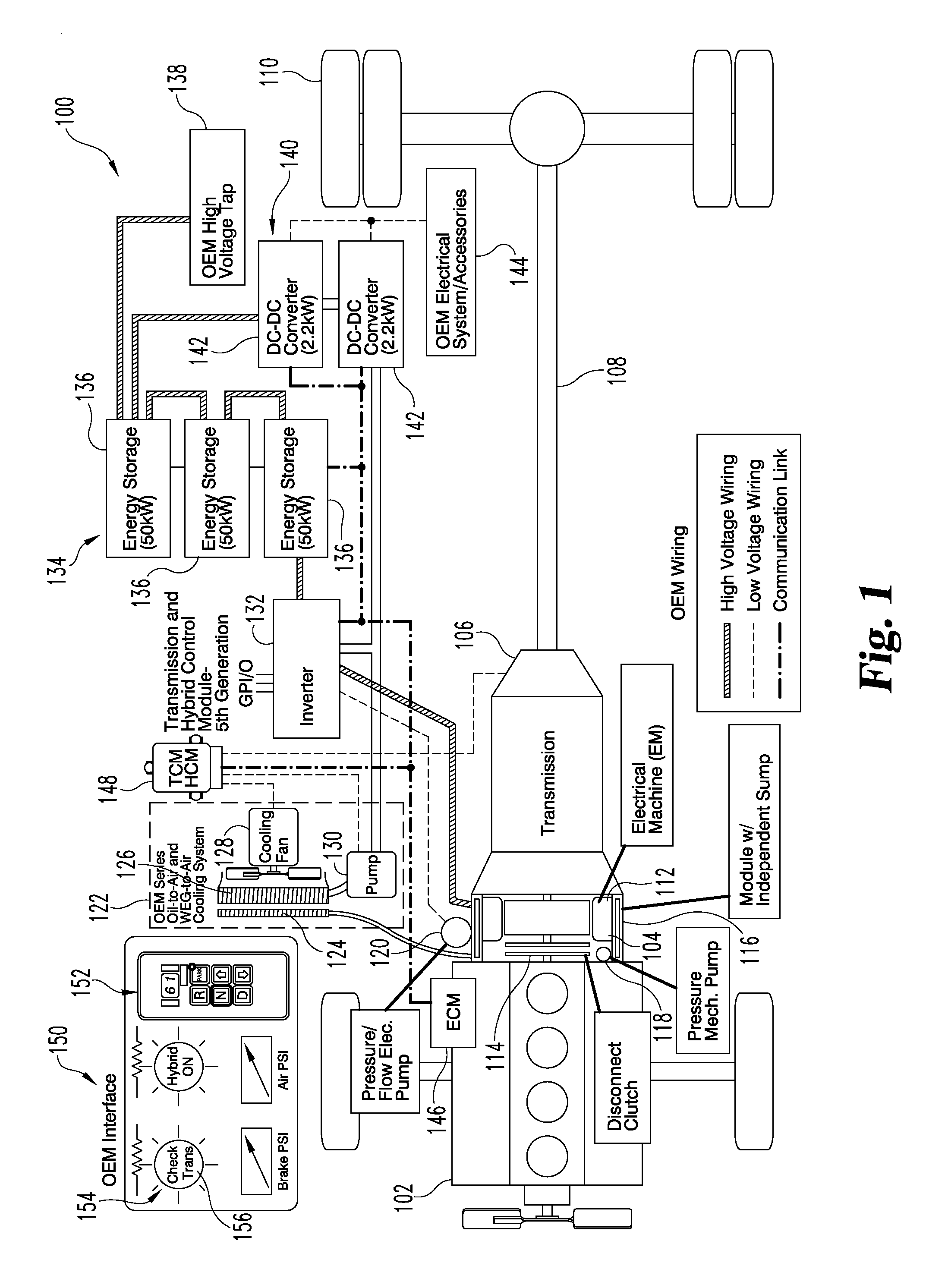 Service disconnect interlock system and method for hybrid vehicles