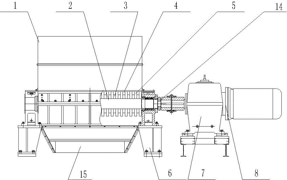 Biomass fuel crusher