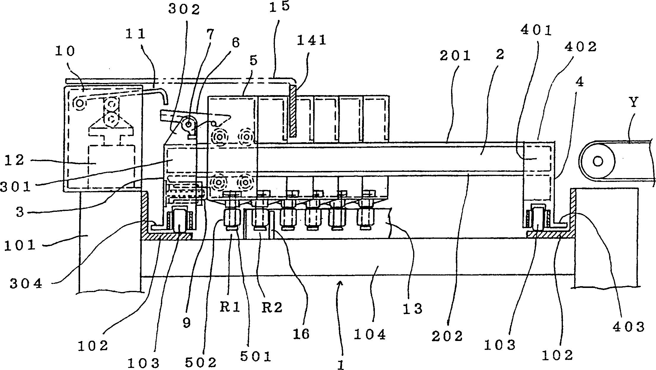 Transfer and sorting conveyor