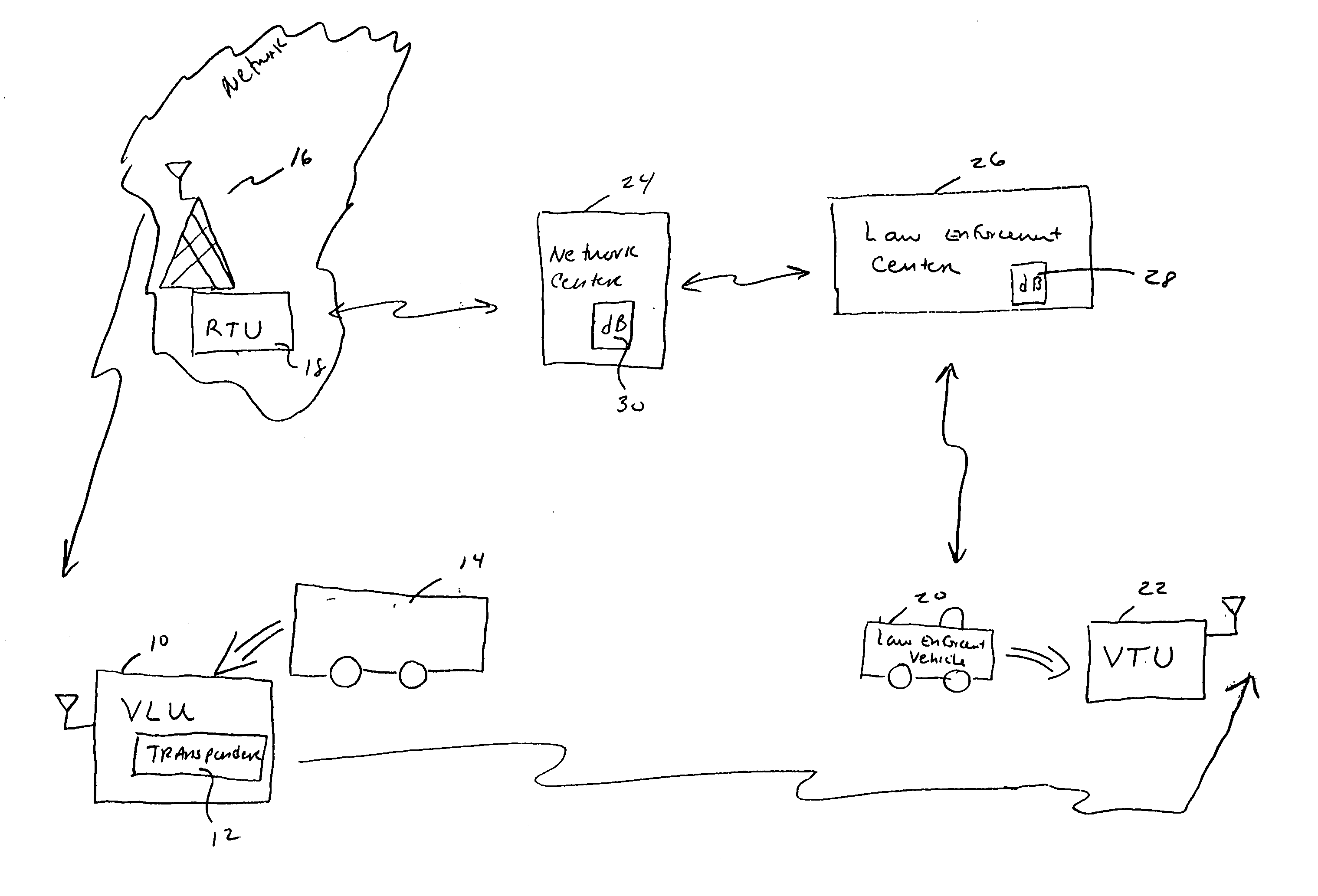 Vehicle locating unit with improved power management method