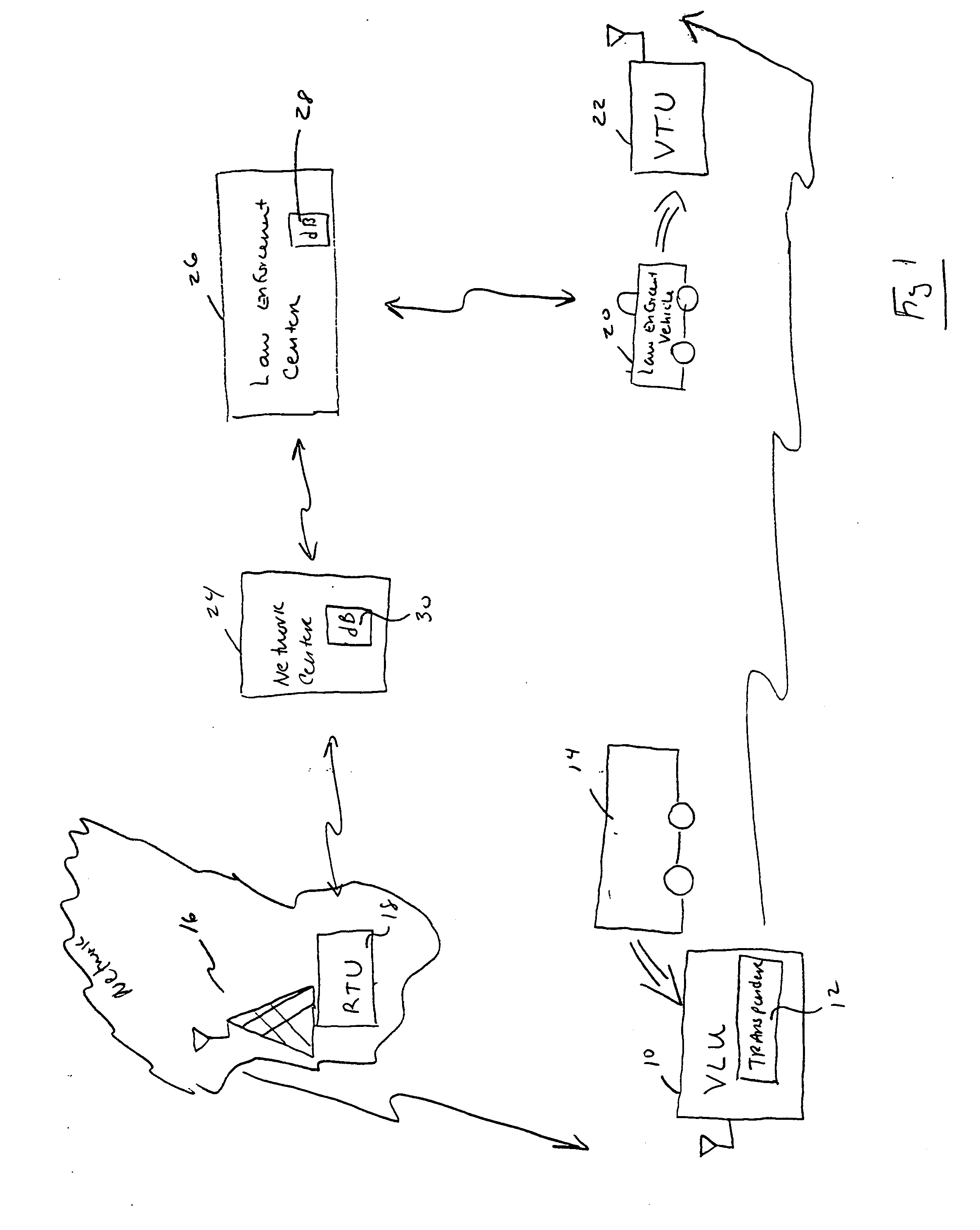 Vehicle locating unit with improved power management method