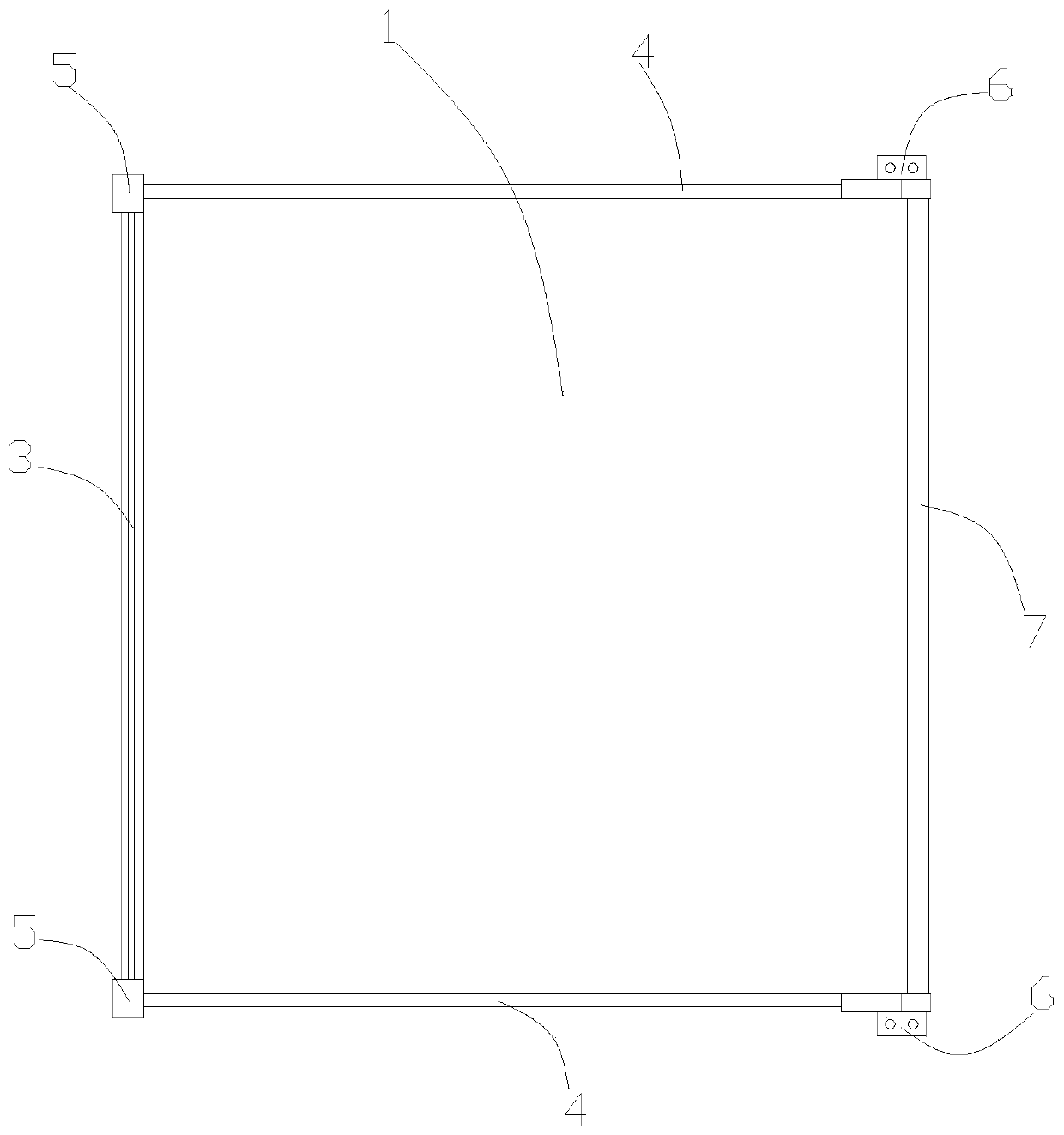 Coil spring glue laying device for sunshade curtain