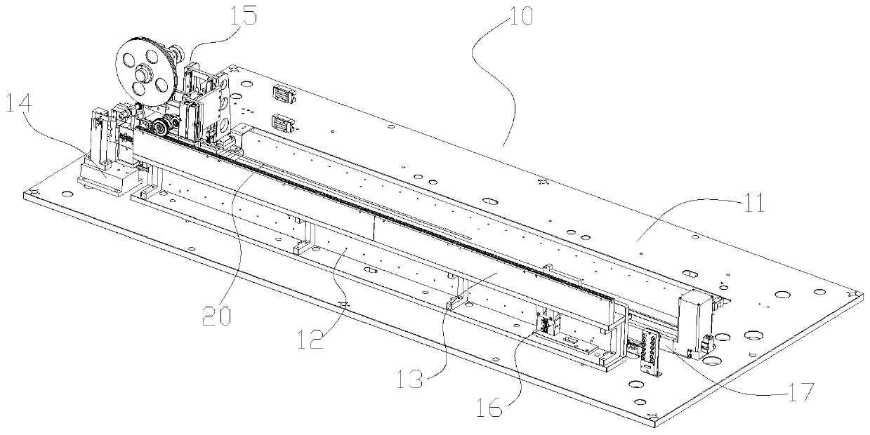 Coil spring glue laying device for sunshade curtain