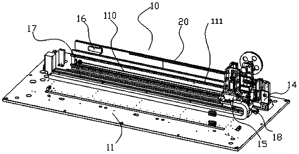 Coil spring glue laying device for sunshade curtain