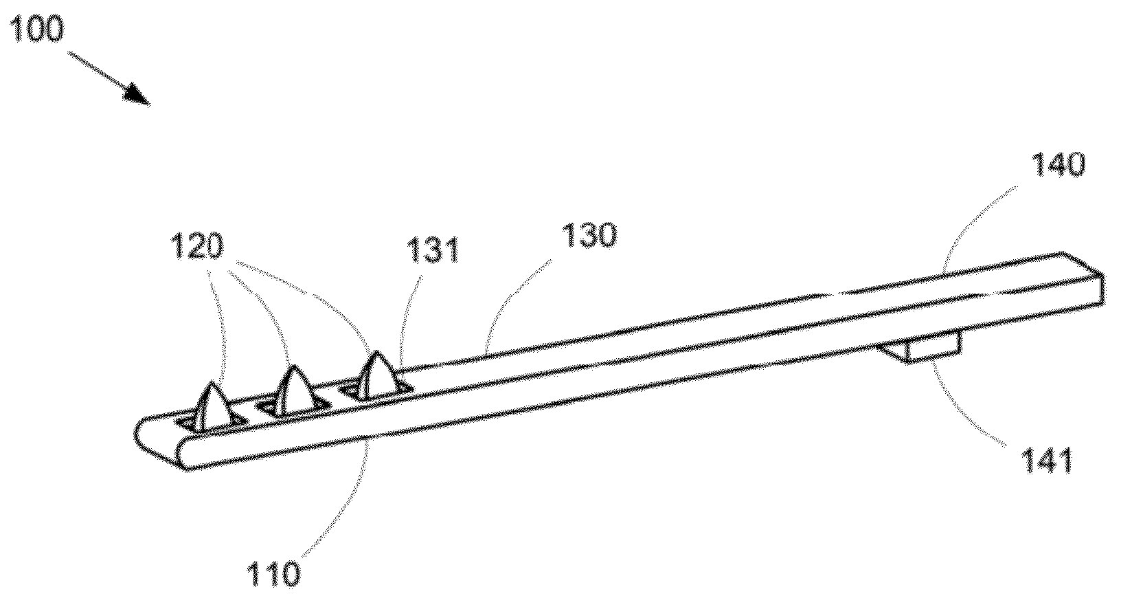 Tissue structure perforation system and method