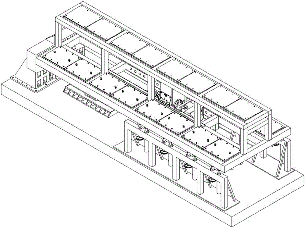 Universal erection load simulation device