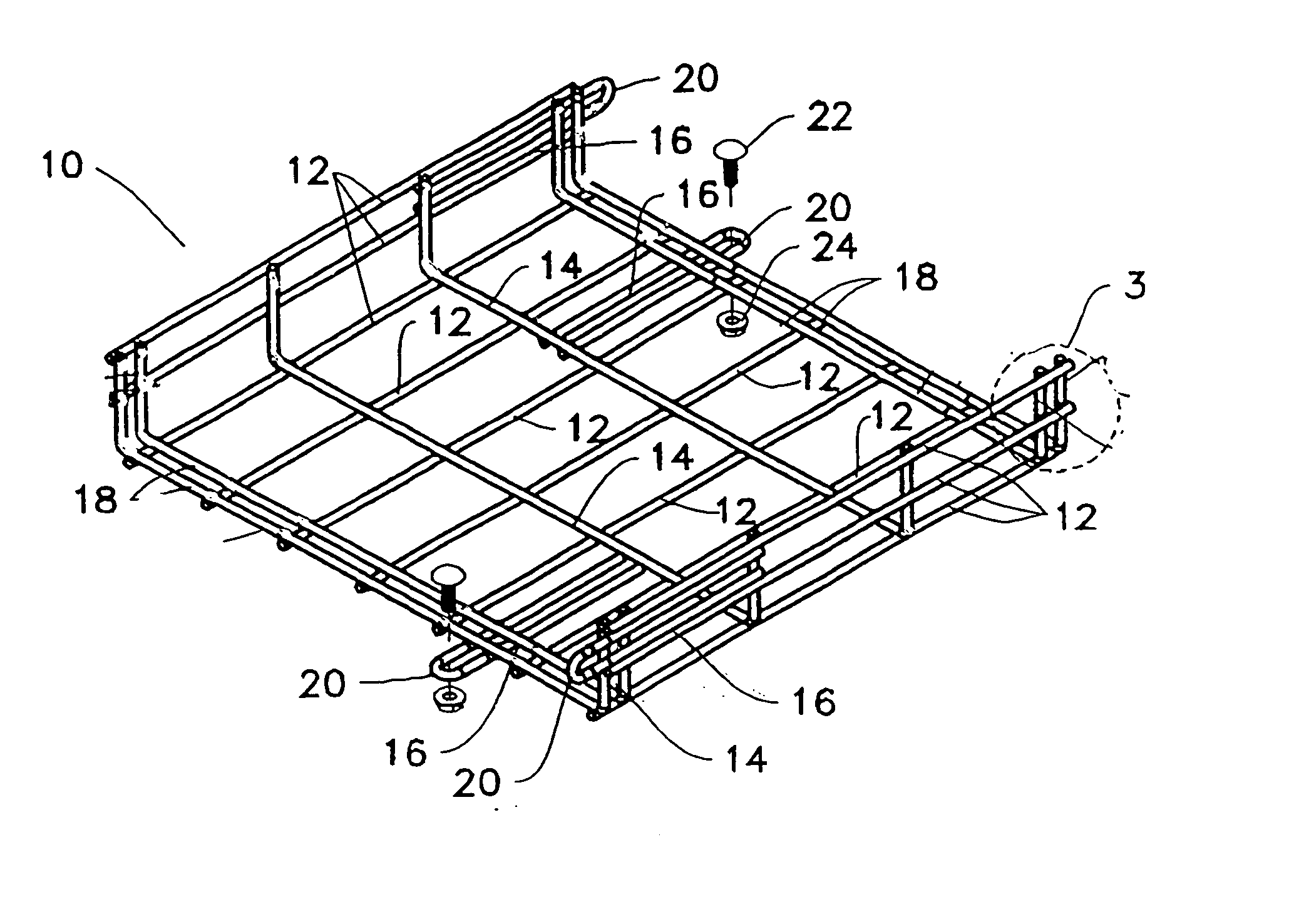 Novel cable tray assemblies