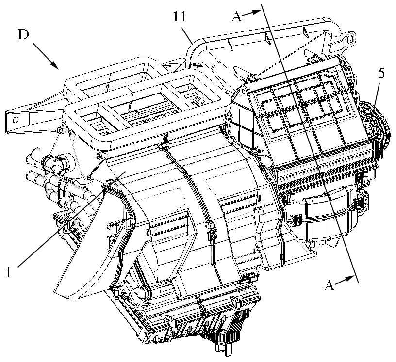 Vehicle air purification variable device