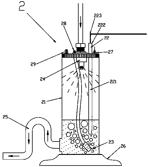 Continuous type automatic measurement method and apparatus for radon in water