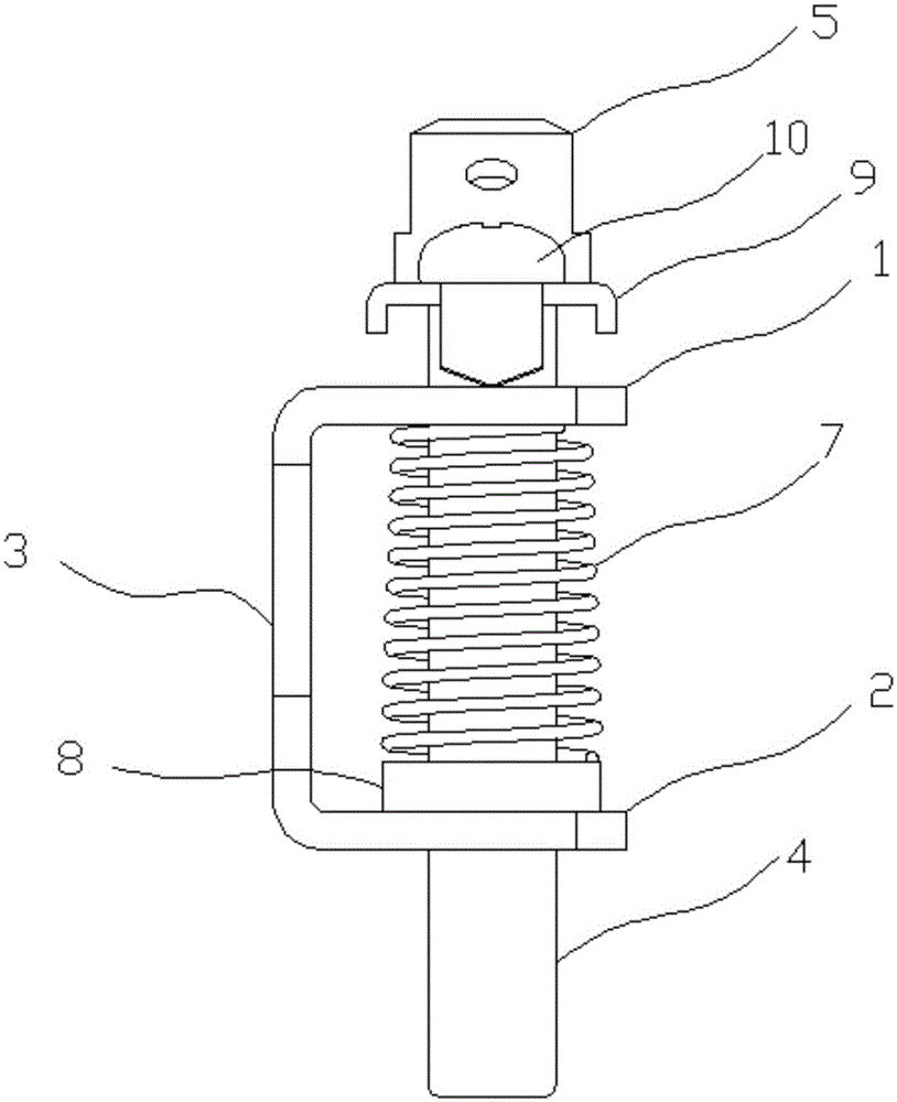 Hand brake lamp switch structure